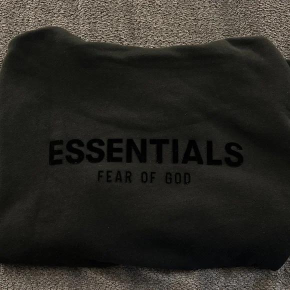 Fear of God Essentials Relaxed Hoodie Stretch Limo - Picture 2 of 4